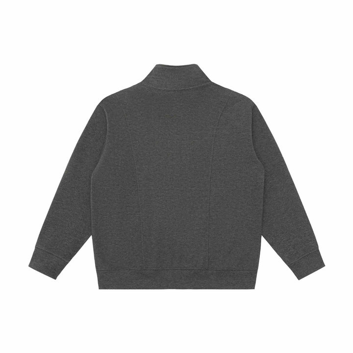 Unisex Lightweight Stand Collar Jacket made of Herringbone Structure with Full Zip Mune Fashion