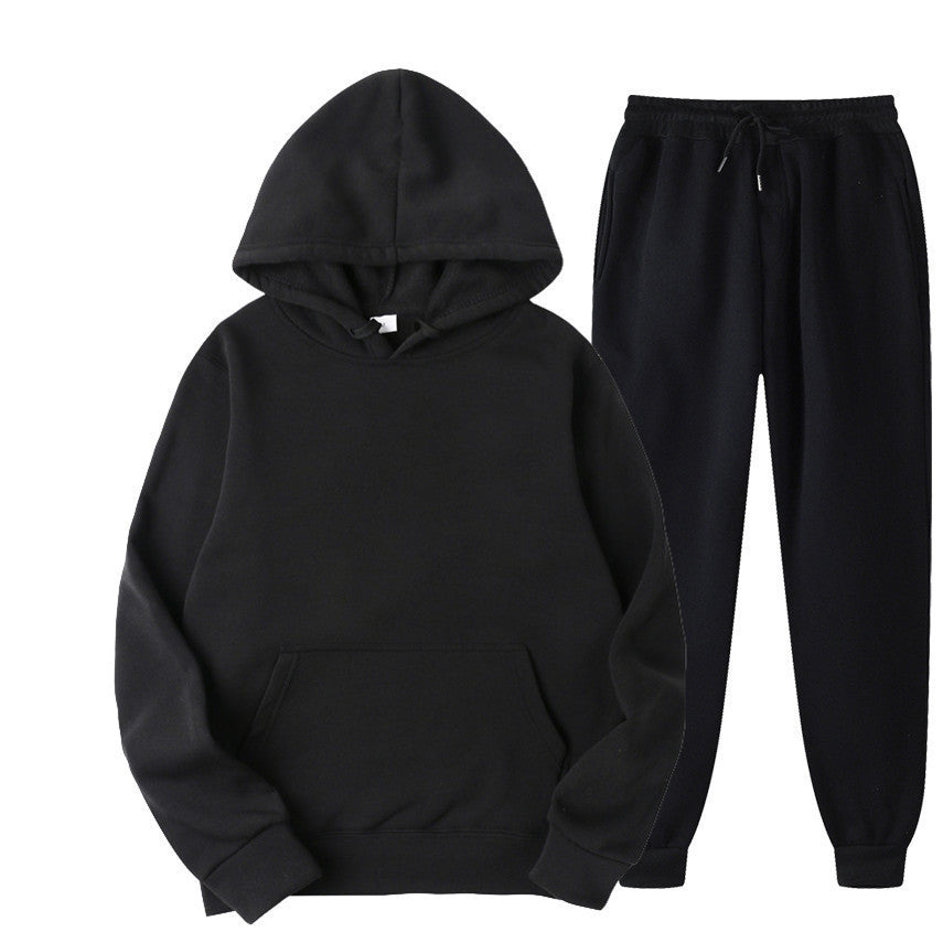 Unisex nan comfortable hoodie jogging suit set with kangaroo pocket, elastic drawstring waistband and ribbed cuffs Mune Fashion