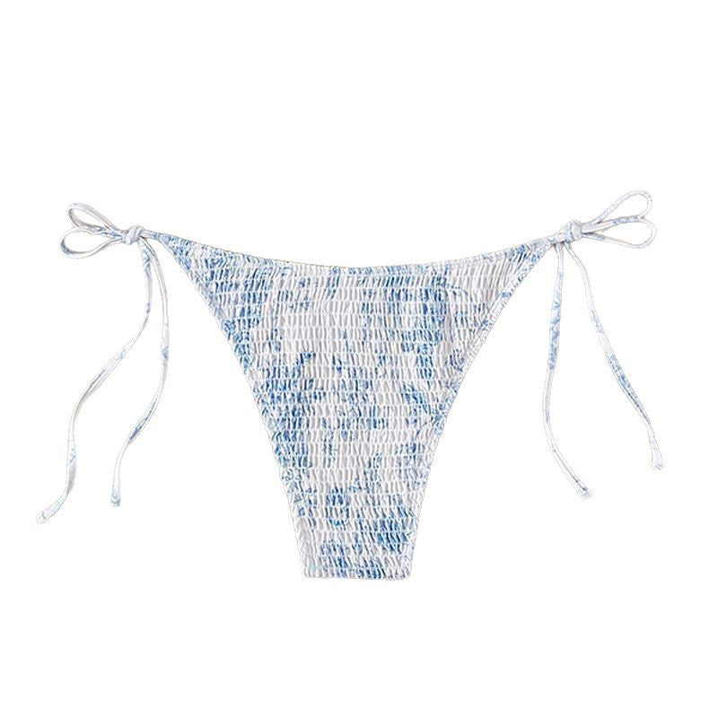 Women's bikini string with adjustable straps and ruffled design Mune Fashion