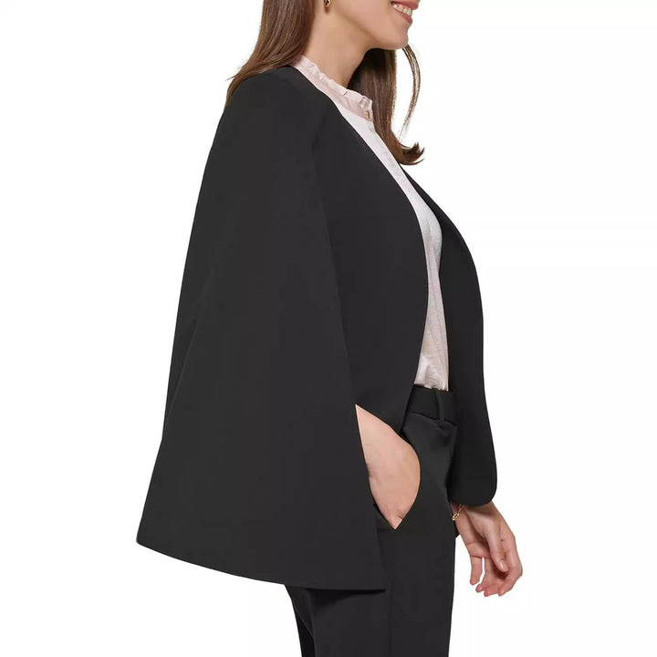 Women's Cape Blazer Set in Tailoring with Cape Sleeves and Slim Suit Pants Mune Fashion