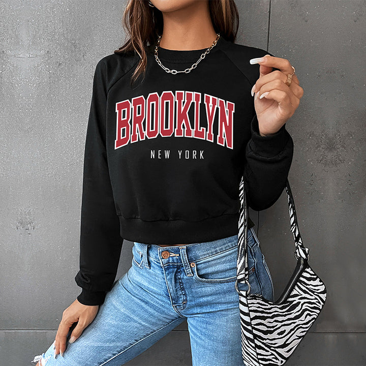 Women Stylish Cropped Sweater Mune Fashion