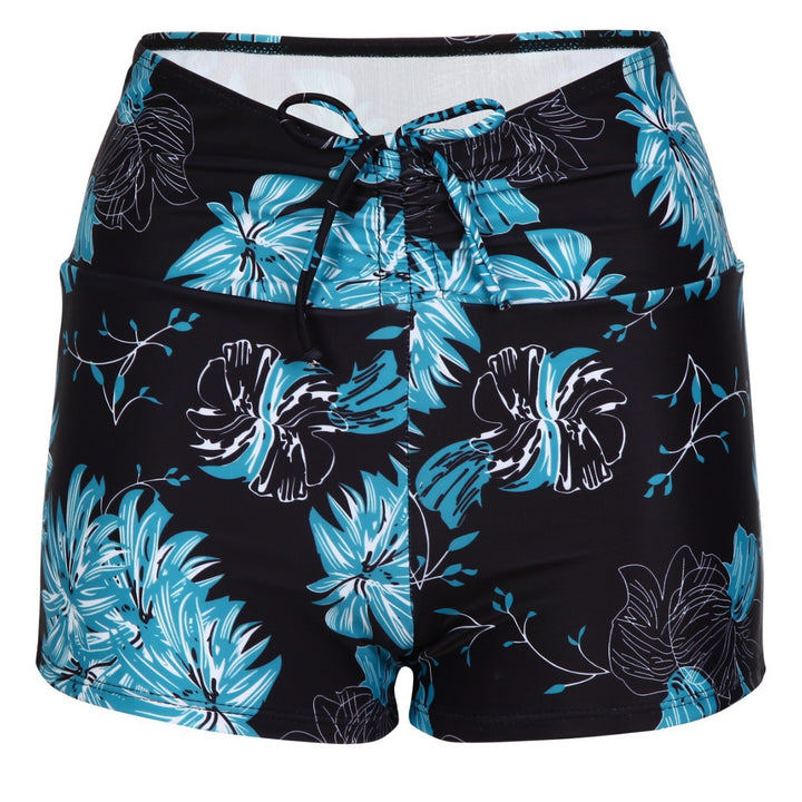 Women's swim shorts with high waistband and adjustable drawstring Mune Fashion
