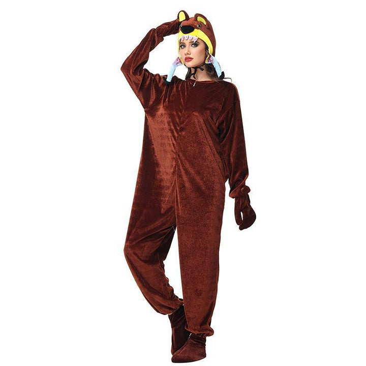 Ladies Cozy Animal Costume Mune Fashion