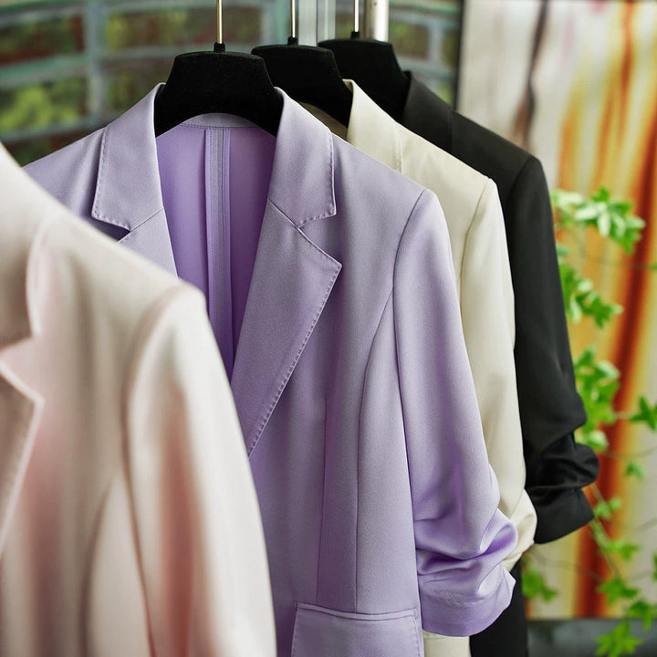 Women Elegant Blazer with Casual Cut Mune Fashion