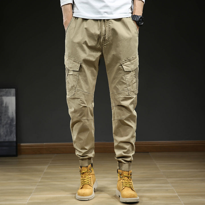 Men's Cargo Jogger Pants with multifunctional cargo pockets and elastic hem Mune Fashion