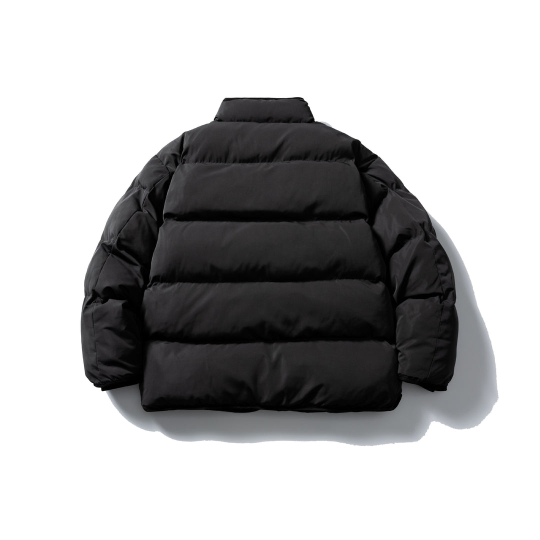 Men's Padded Boxy Jacket with Knot Toggle and Minimalist Outer Shell Mune Fashion