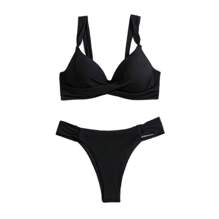 Women's High-Quality Bikini Set with Elegant Wrap Top Mune Fashion