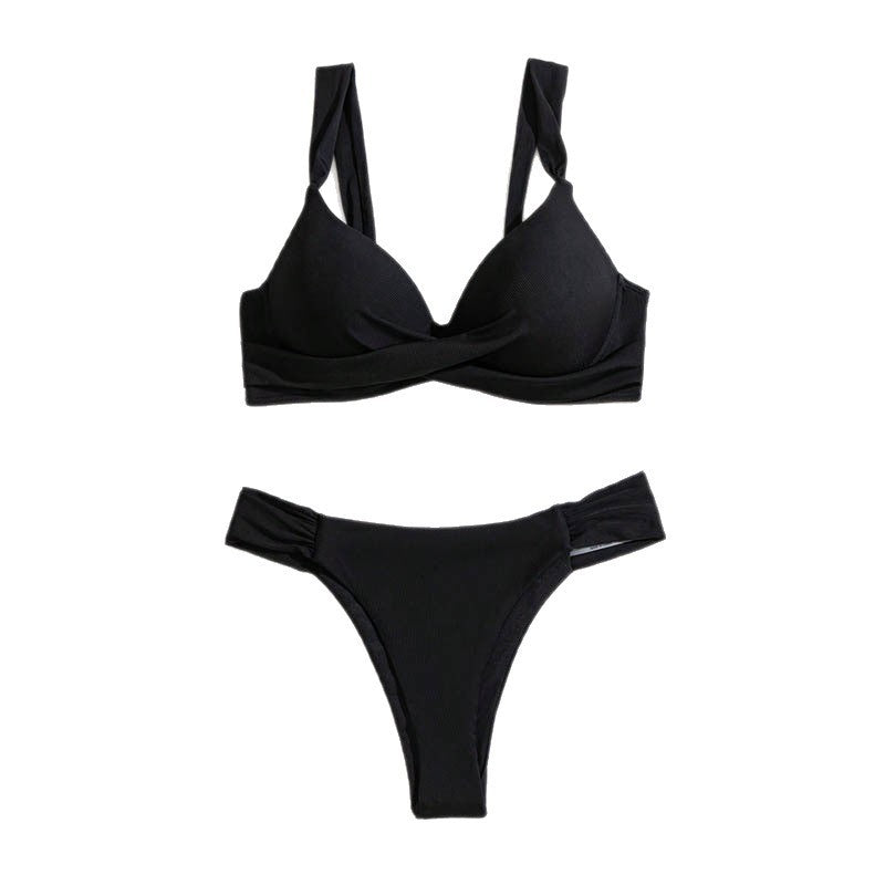 Women's High-Quality Bikini Set with Elegant Wrap Top Mune Fashion