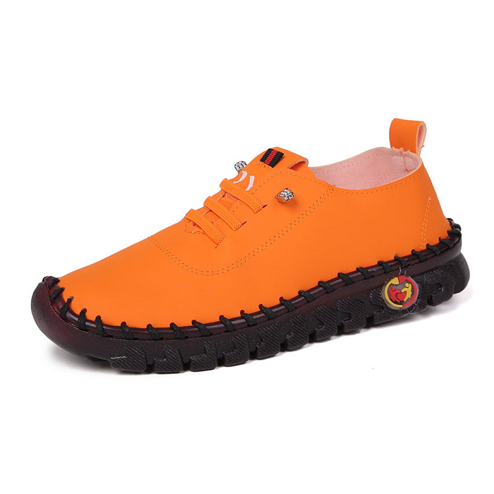 Women's lightweight casual sneakers with hand-stitched welt seam, elastic lacing system and profiled rubber sole Mune Fashion
