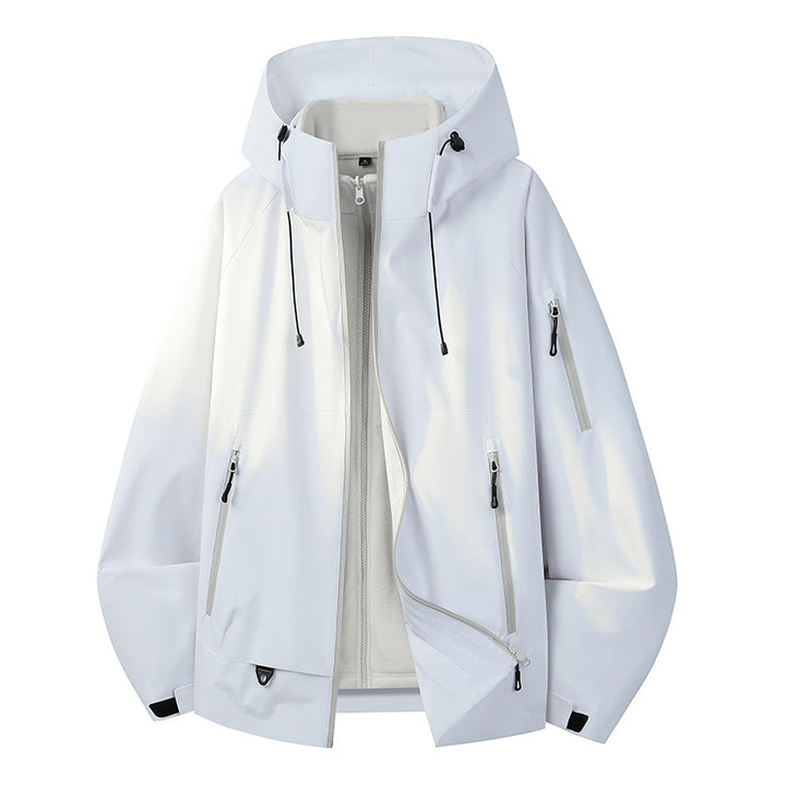 Men's functional jacket with adjustable hood closure Mune Fashion