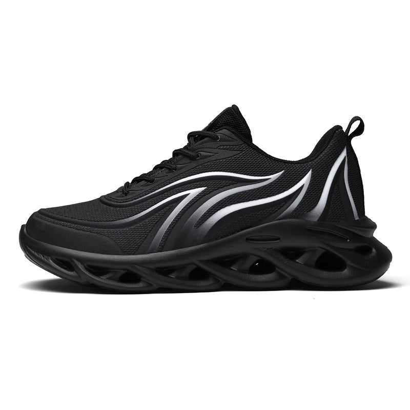 Men's nan sporty running shoes with innovative hollow sole and breathable mesh fabric Mune Fashion