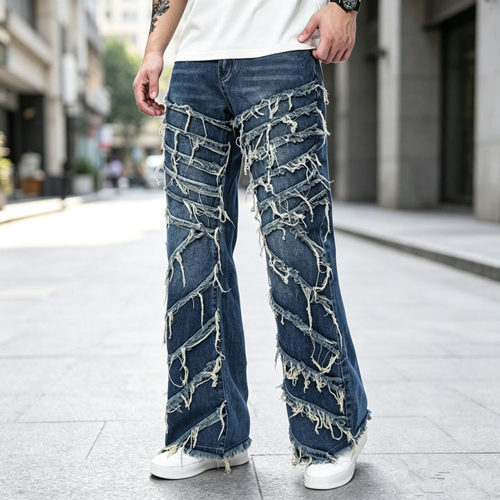 Women Trendy Ripped Jeans Mune Fashion