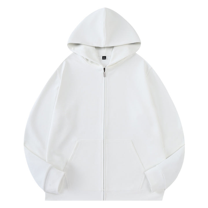 Unisex Oversize Hooded Zip Jacket made of French Terry with concealed seam construction Mune Fashion