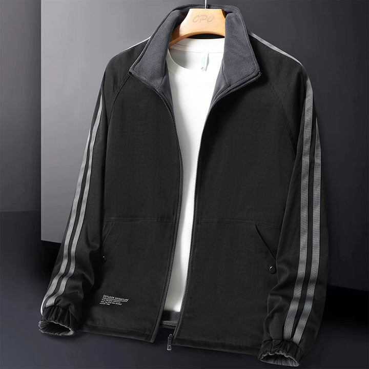 Men's Sporty Transitional Jacket with High Collar Mune Fashion 1788241641