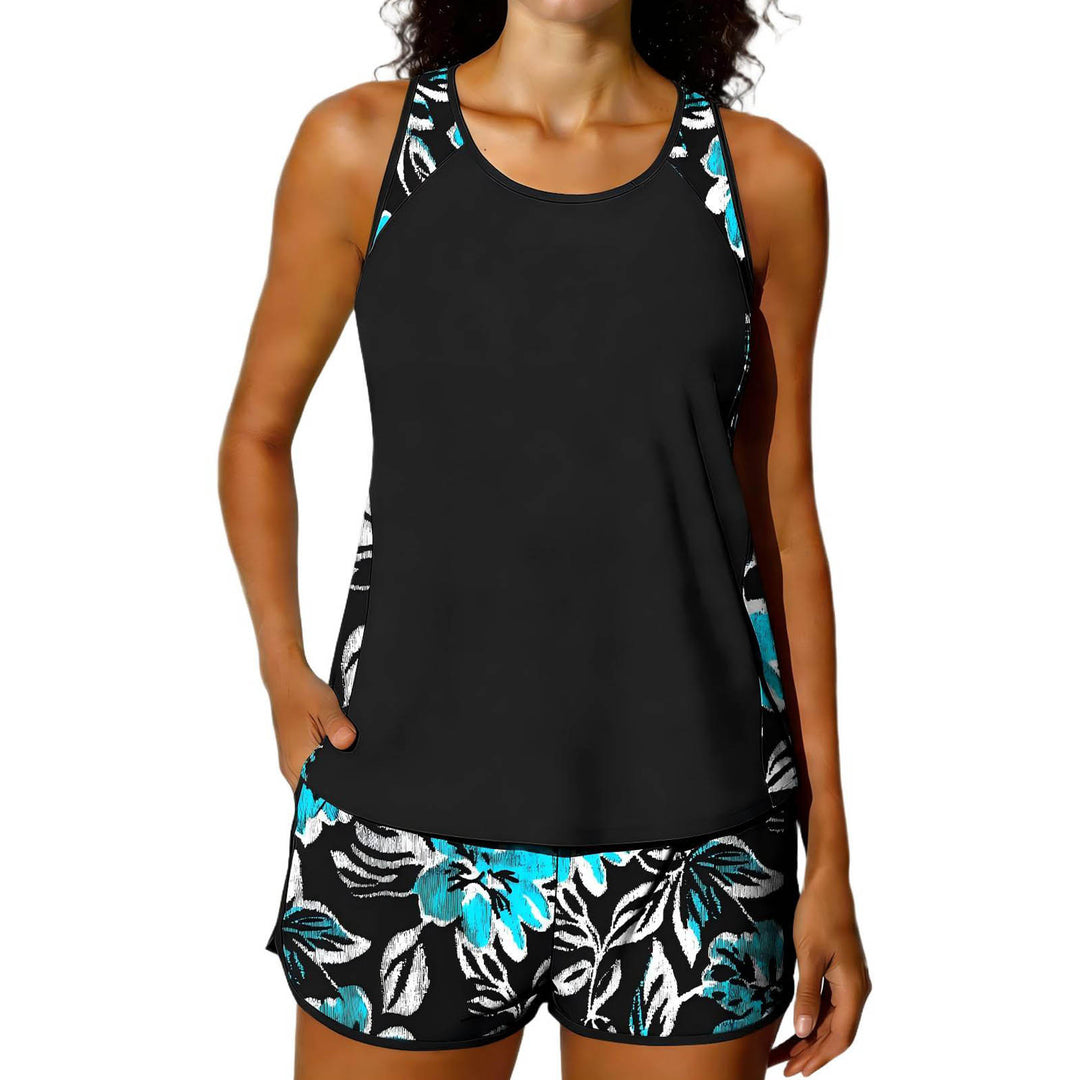 Damen Sportliches Tank-Top mit Shorts Echo Archiv