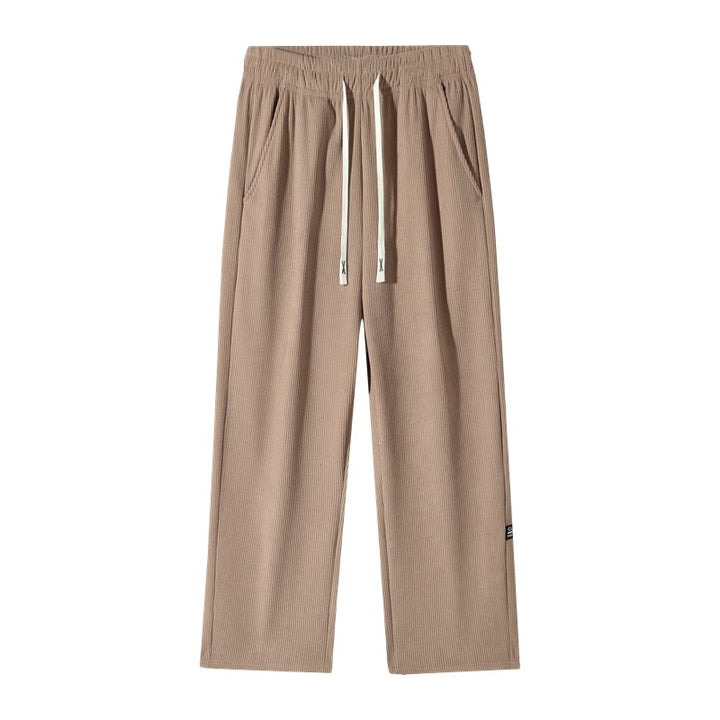 Women's Padded Corduroy Jogging Pants with Teddy Lining, Drawstring Waist & Side Pockets Mune Fashion