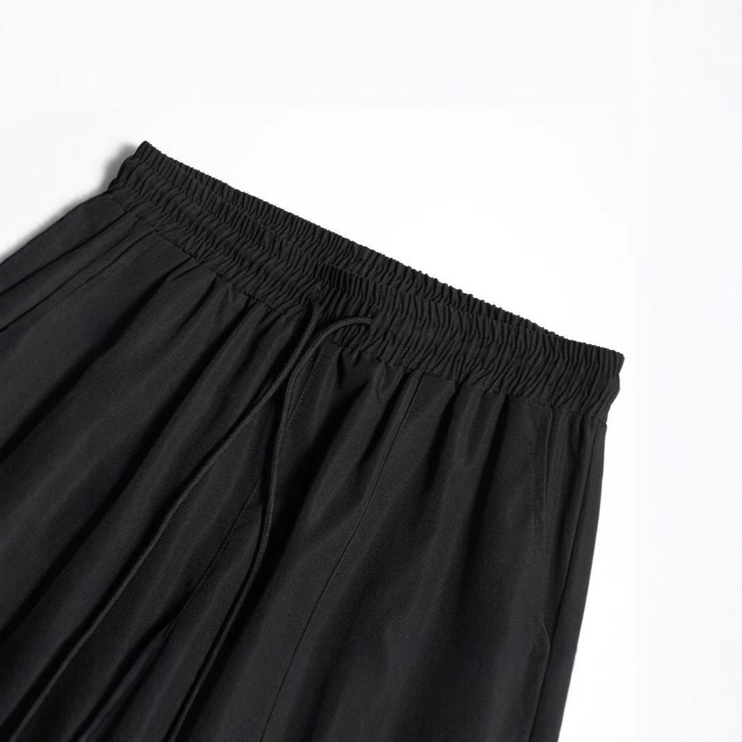 Men's cargo joggers with elastic ankle cuffs, multiple pockets & reflective applications Mune Fashion
