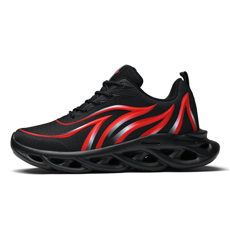 Men's nan sporty running shoes with innovative hollow sole and breathable mesh fabric Mune Fashion