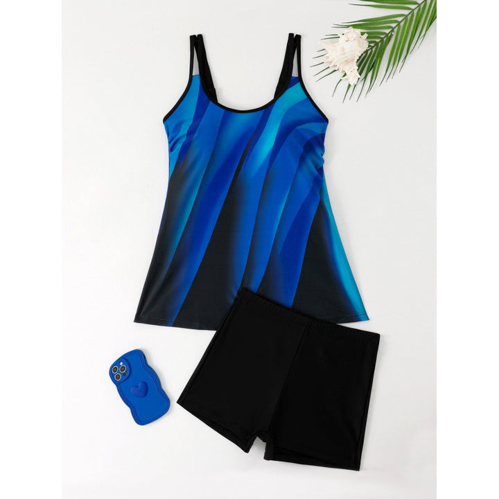 Women’s swimsuit with floral top and elegant shorts Mune Fashion