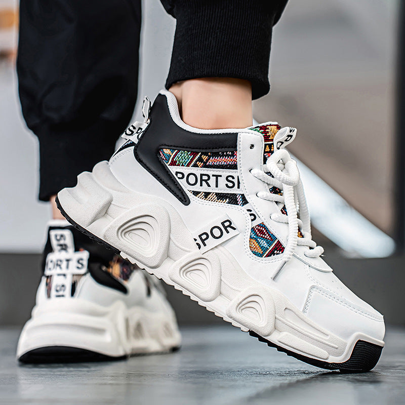 Women’s Sporty High-Top Sneakers with Colorful Design Mune Fashion