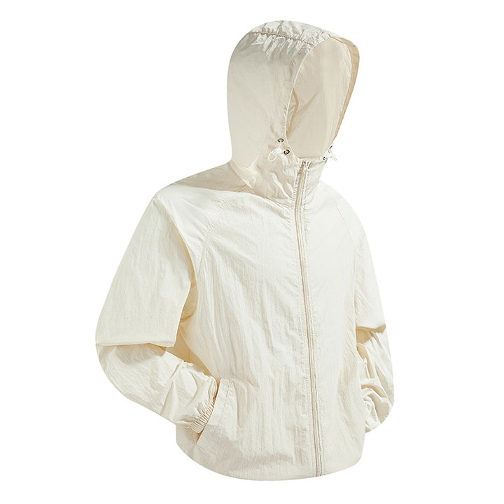 Unisex Lightweight packable hooded windbreaker with water-repellent ripstop shell and adjustable hood Mune Fashion