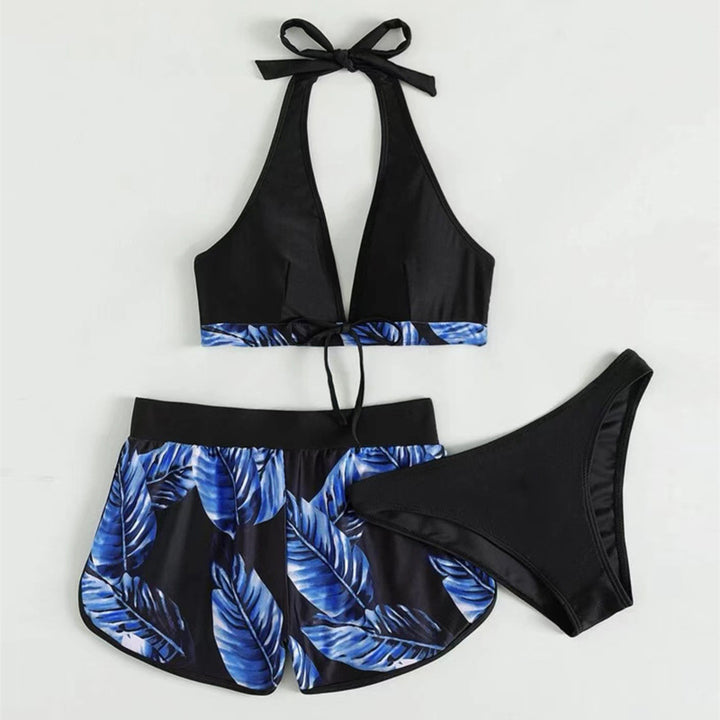 Women's bikini top with removable straps and fashionable shorts Mune Fashion