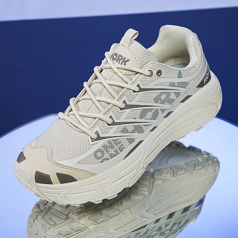 Men's technical trail running sneakers with shock-absorbing hollow core midsole, reinforced toe cap, and grippy off-road profile sole Mune Fashion
