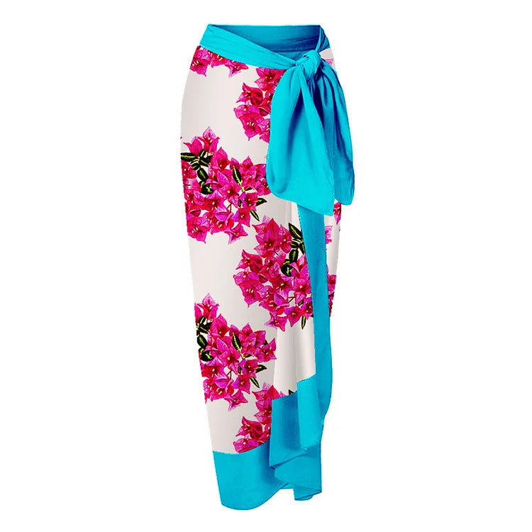 Women's swimsuit with voluminous ruffle detail and matching overlay Mune Fashion