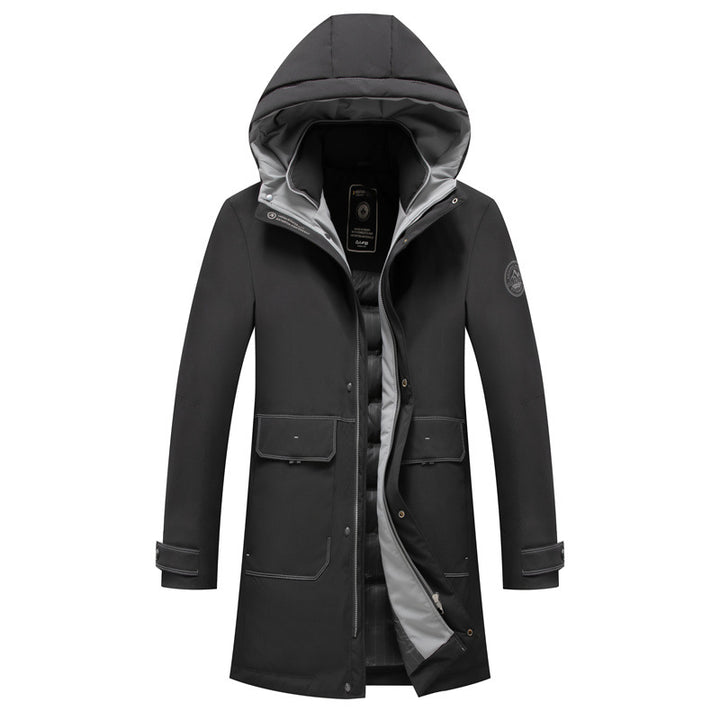 Men's water-repellent parka with detachable padded inner jacket Mune Fashion