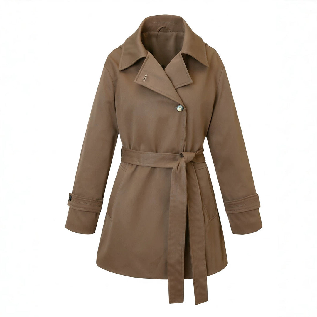 Women Elegant and Timeless Trench Coat Mune Fashion