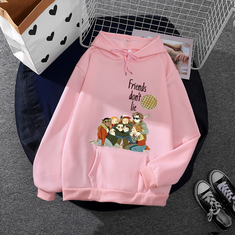 Women's statement hoodie in oversized fit with soft fleece lining and kangaroo pocket Mune Fashion