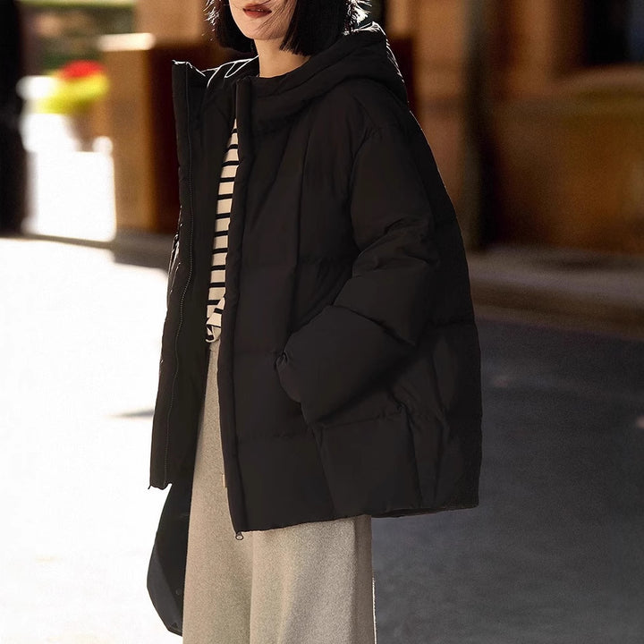 Women Fashionable Long Down Jacket Mune Fashion