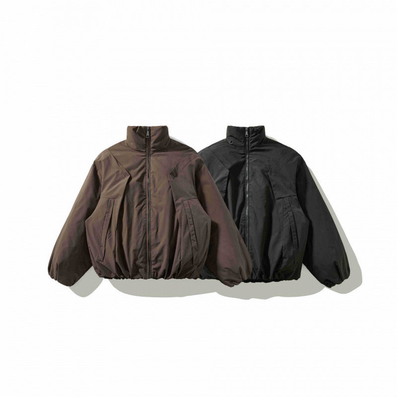 Unisex Short padded jacket with balloon sleeves and high stand-up collar Mune Fashion