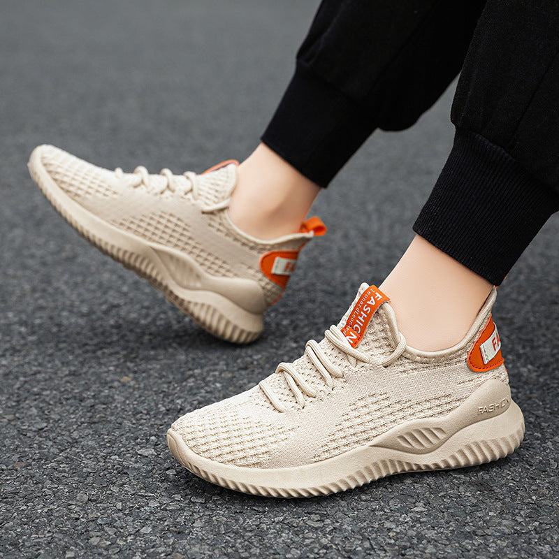 Unisex Breathable Knit Sneaker with Cushioned Sole and Slip-On Fit Mune Fashion