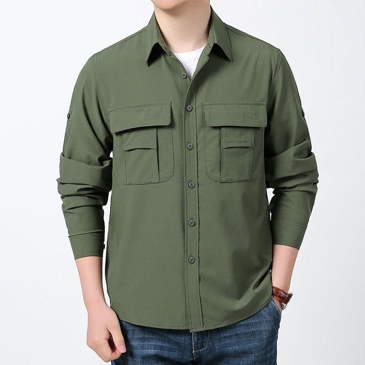 Men's Multifunctional Outdoor Shirt with Pockets Mune Fashion
