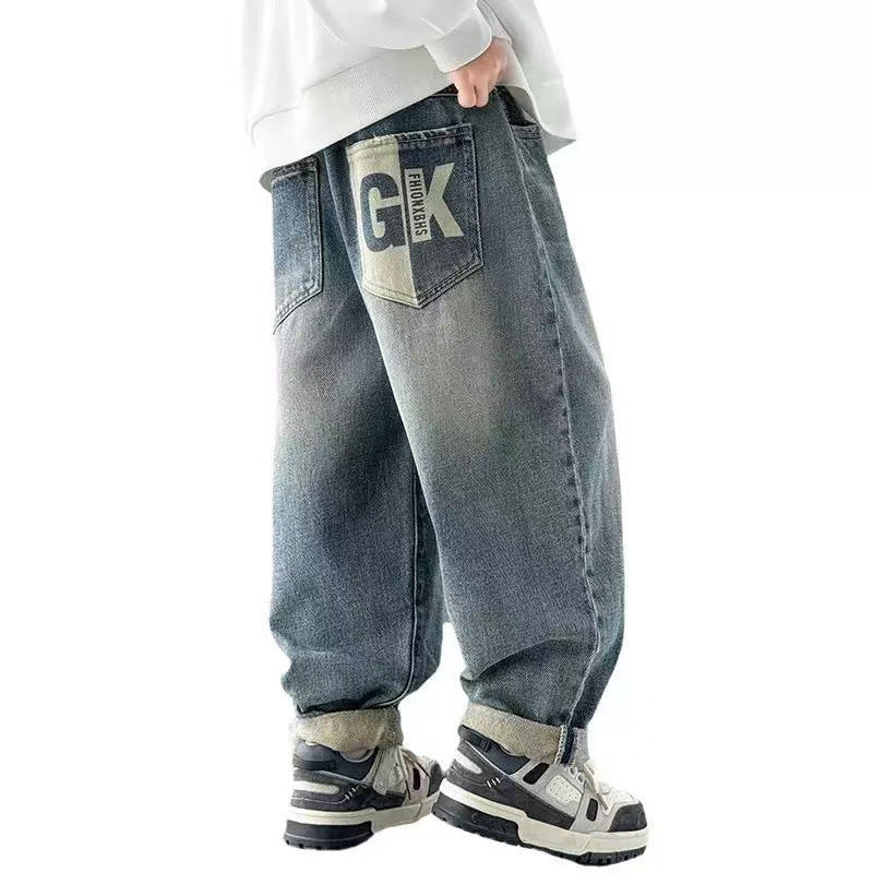 Men's Casual Loose-Fit Jeans Mune Fashion