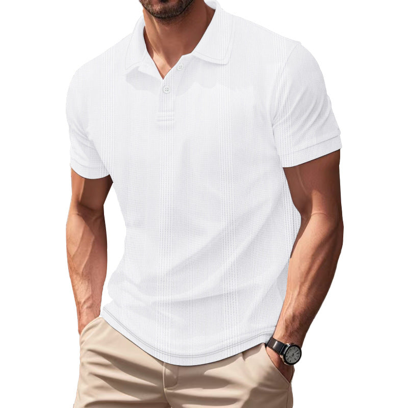 Men's Breathable Polo Shirt made from Cotton Blend with Slim Fit Mune Fashion