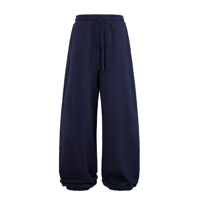 Women's extra-wide palazzo sweatpants with high comfort waistband and balloon hem