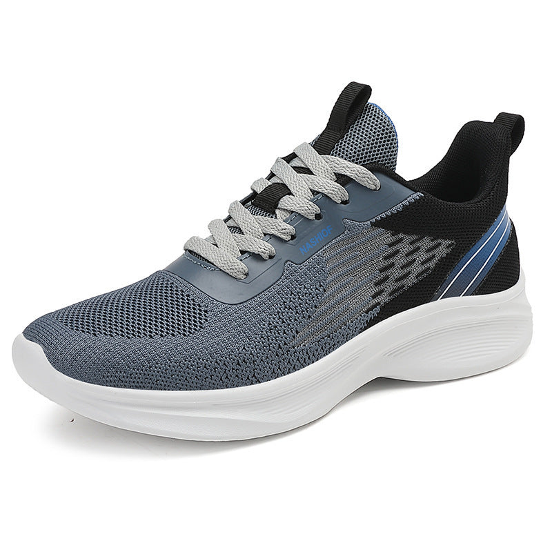 Men's lightweight breathable running shoes with cushioning midsole made of memory foam and knitted upper Mune Fashion