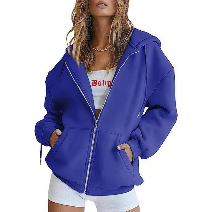 Women Oversized Hoodie Jacket Mune Fashion