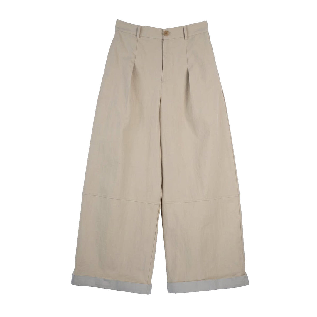 Damen Modische Chinohose mit weitem Schnitt Mune Fashion