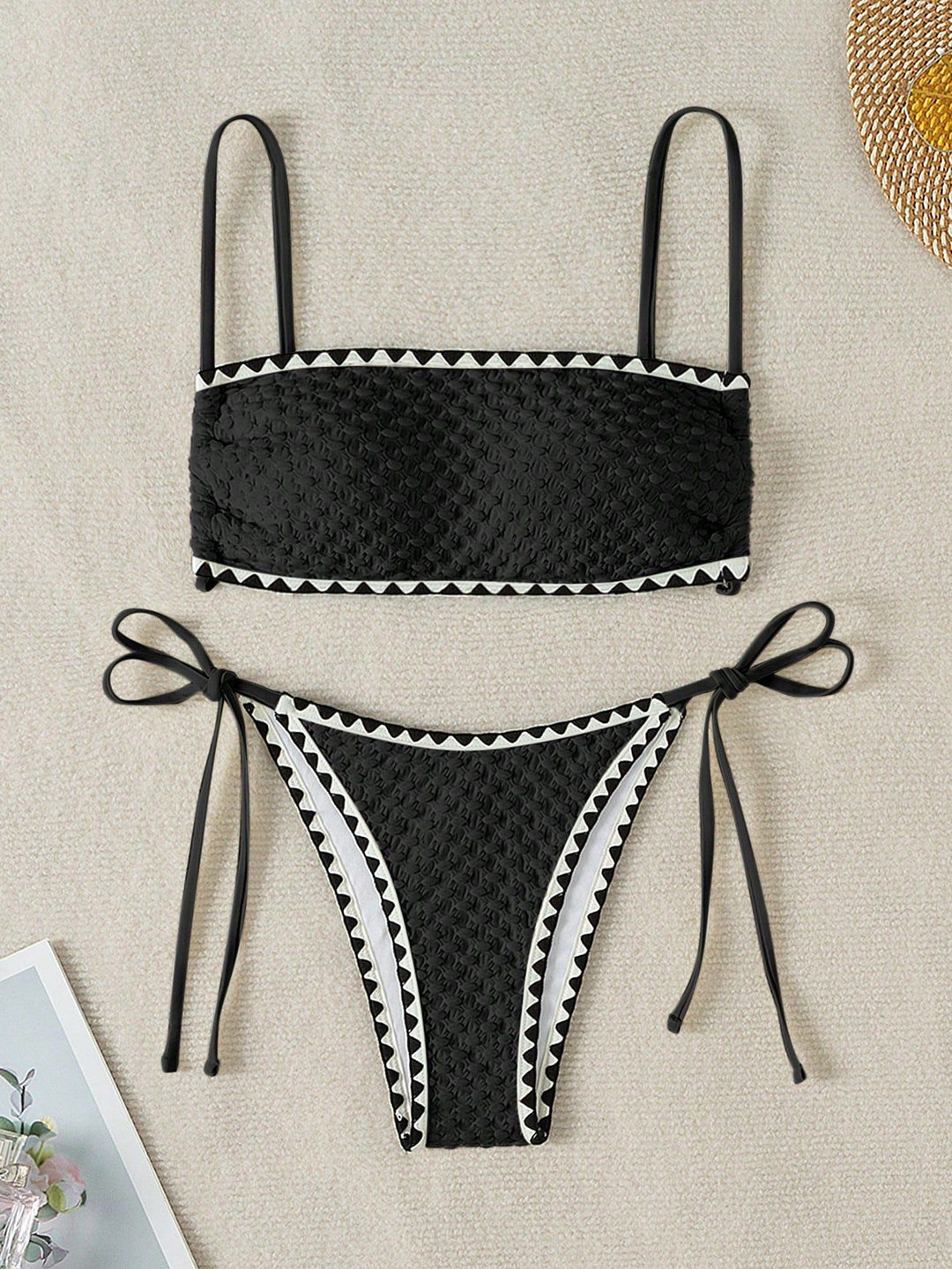Women's Ribbed Bandeau Bikini Top Mune Fashion