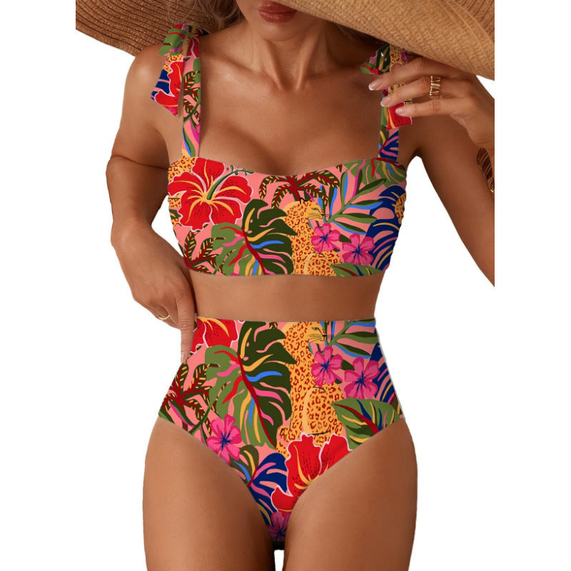 Women High Waist Swimsuit Mune Fashion