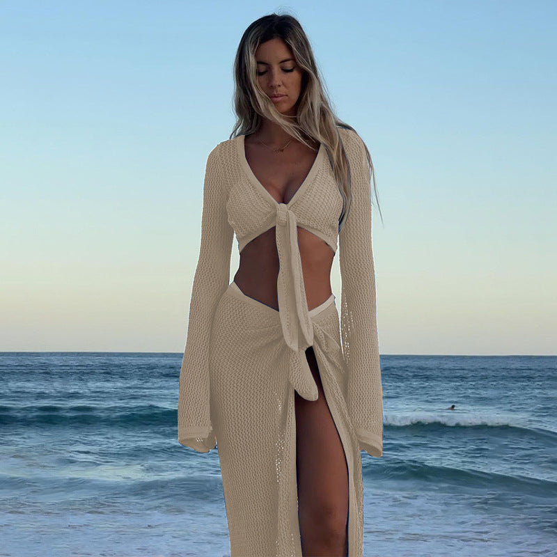 Ladies airy crochet beach dress Mune Fashion