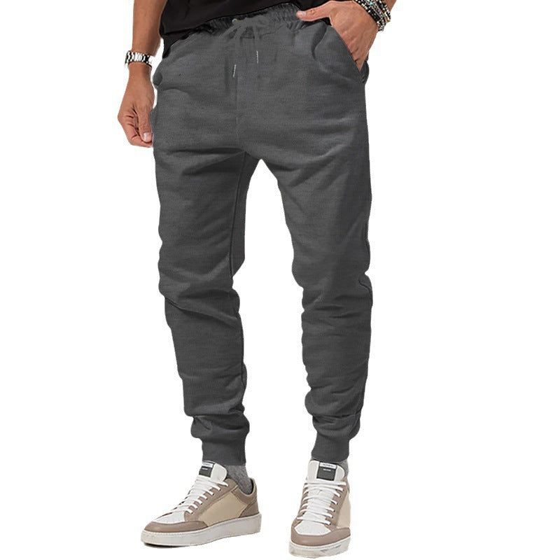 Men's jersey sweatpants in a tapered cut with concealed drawstring and shape-stable ankle cuffs Mune Fashion