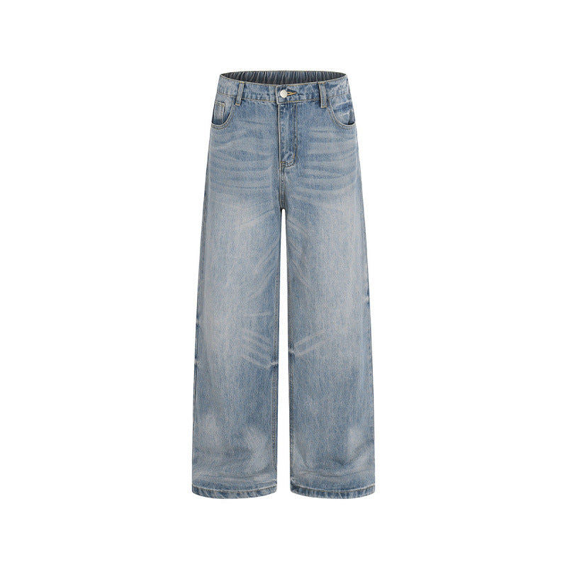 Women's Loose High-Waist Jeans made of lightweight Stonewashed Denim Mune Fashion