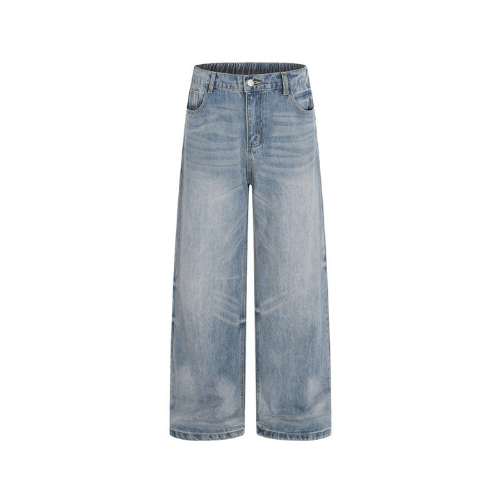 Women's Loose High-Waist Jeans made of lightweight Stonewashed Denim Mune Fashion