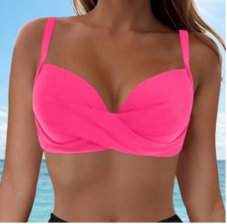 Ladies Elegant Bikini Top with Wrap Design Mune Fashion