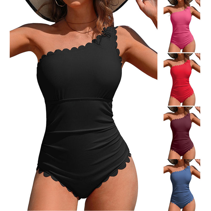 Women's swimsuit with feminine ruffle design Mune Fashion