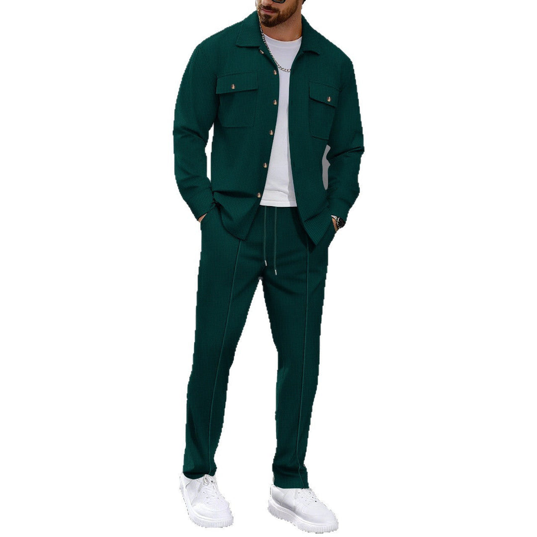 Men's stylish leisure set with structured jacket and comfortable pants Mune Fashion